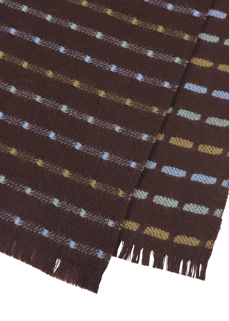 A detail shot of the PLEATS PLEASE ISSEY MIYAKE STARDUST SCARF stole.