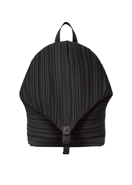 ISSEY MIYAKE PLEATS PLEASE ブラックバックパック Pleats Please Issey Miyake Black September Backpack Pleats