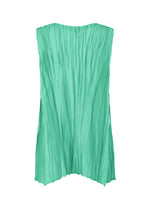 A detail shot of the PLEATS PLEASE ISSEY MIYAKE SHEER TWIST top.