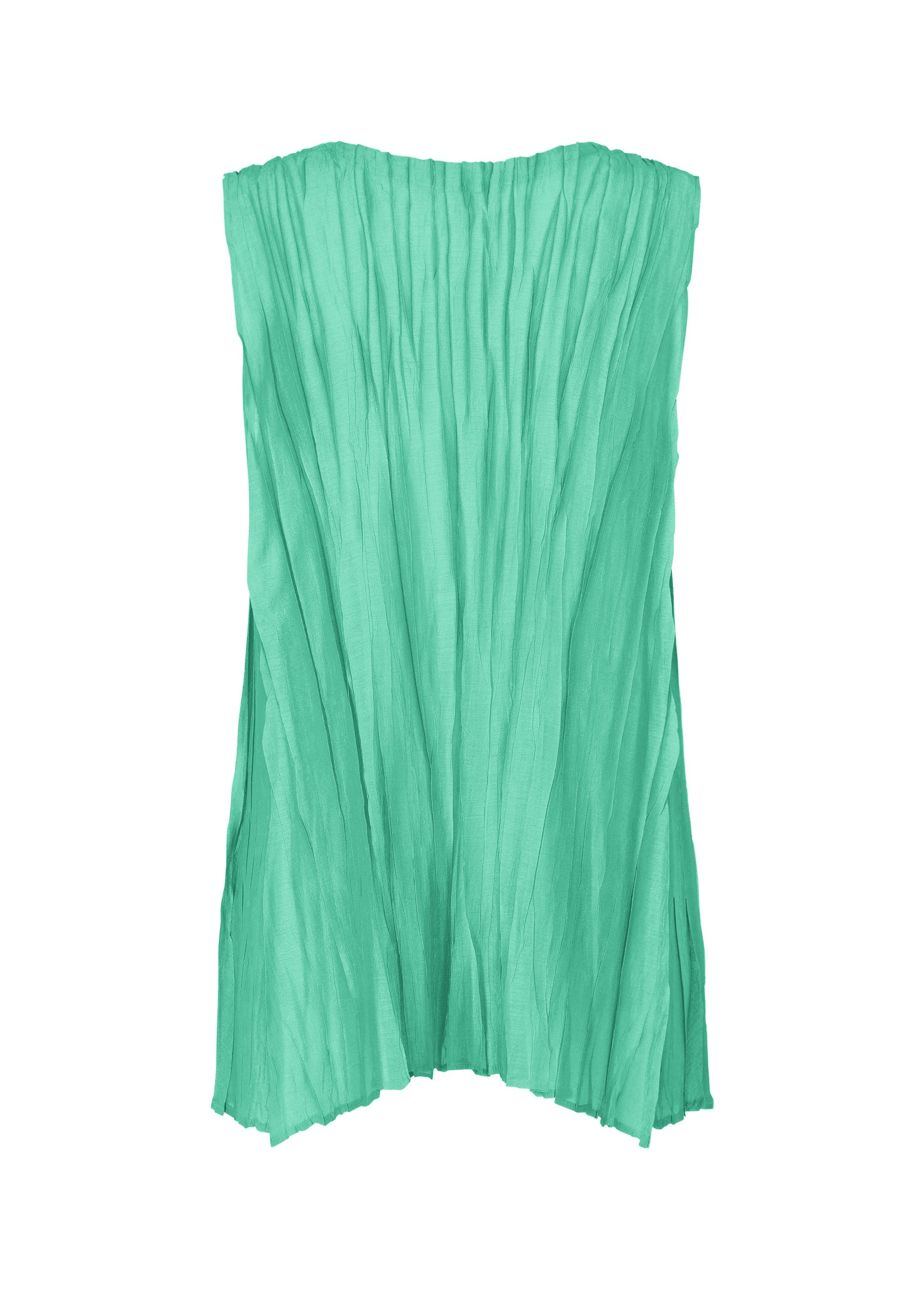 A detail shot of the PLEATS PLEASE ISSEY MIYAKE SHEER TWIST top.