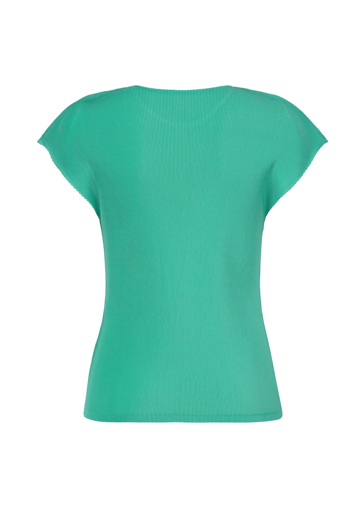 A detail shot of the PLEATS PLEASE ISSEY MIYAKE MIST APRIL top.