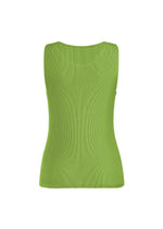 A detail shot of the PLEATS PLEASE ISSEY MIYAKE MIST JUNE top.