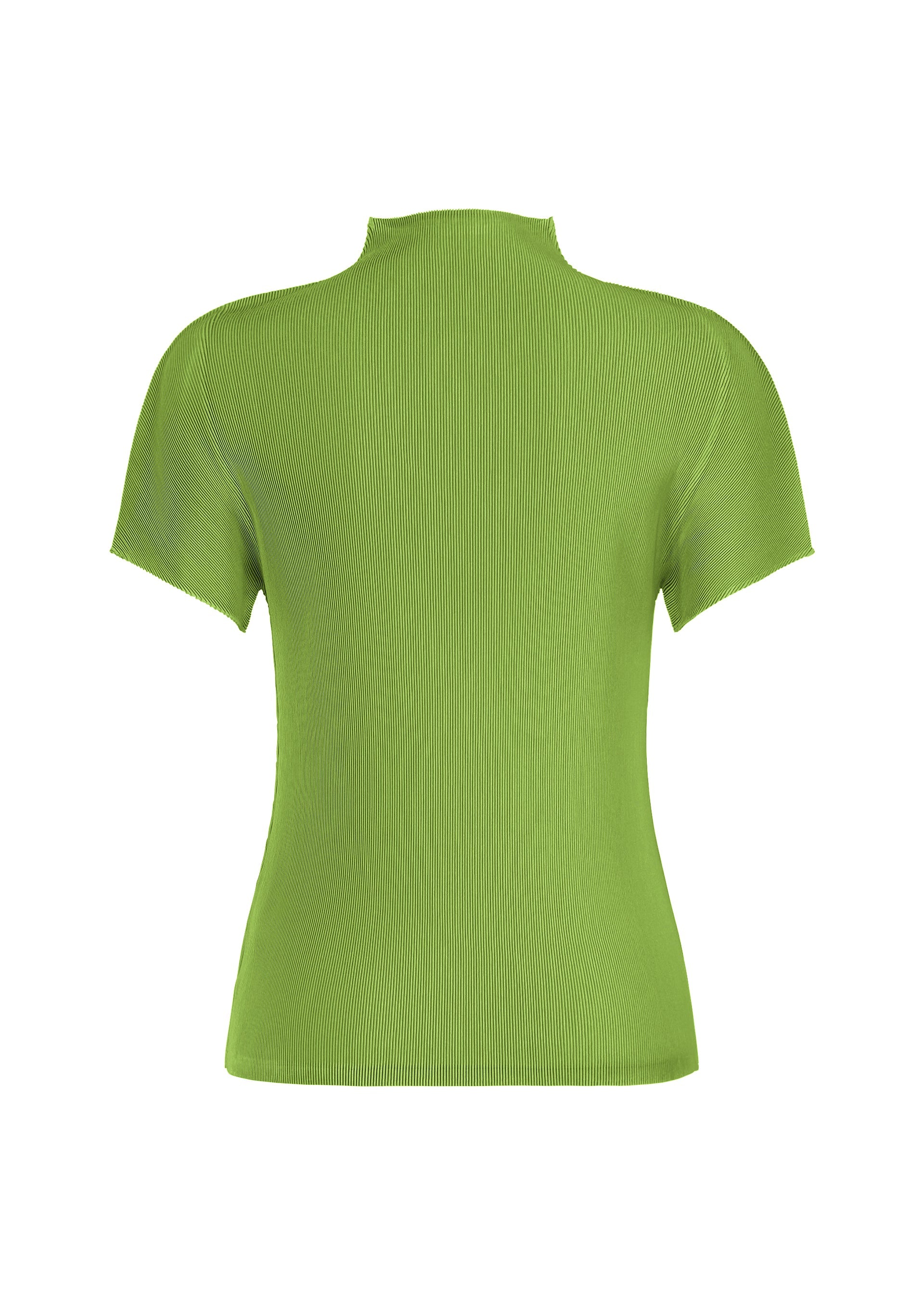 A detail shot of the PLEATS PLEASE ISSEY MIYAKE MIST JUNE top.