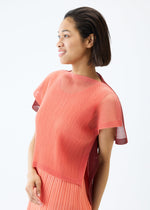 SHEER SQUARE Top Mint Green x Green