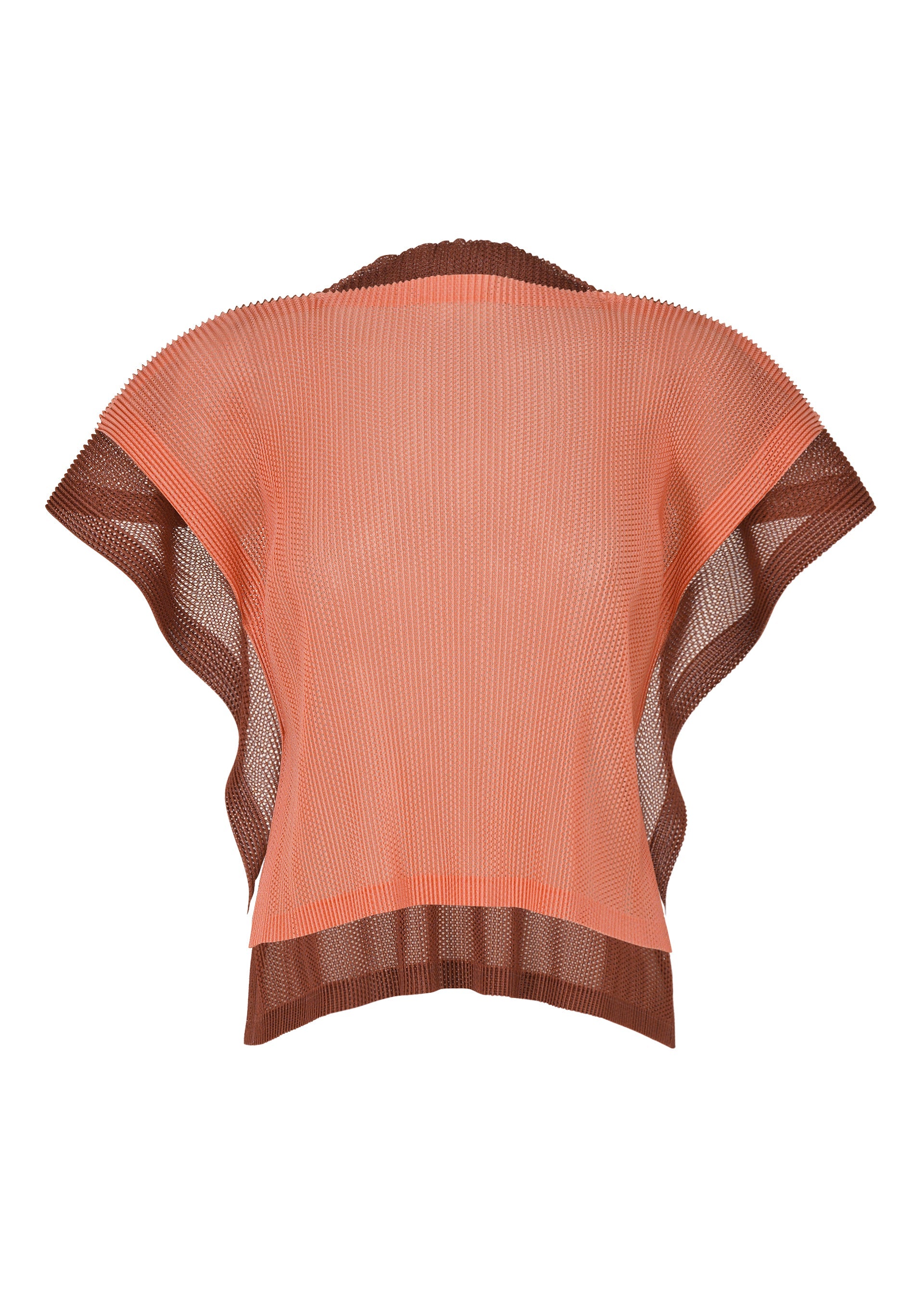 A product shot of the PLEATS PLEASE ISSEY MIYAKE SHEER SQUARE top in .