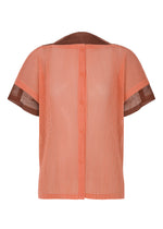 A product shot of the PLEATS PLEASE ISSEY MIYAKE SHEER SQUARE cardigan in .