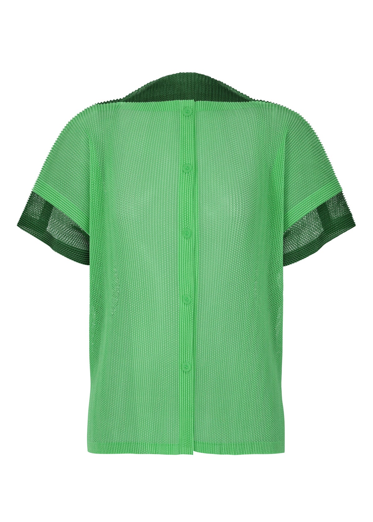 A product shot of the PLEATS PLEASE ISSEY MIYAKE SHEER SQUARE cardigan in .