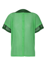 A product shot of the PLEATS PLEASE ISSEY MIYAKE SHEER SQUARE cardigan in .