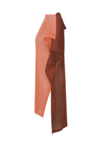 A detail shot of the PLEATS PLEASE ISSEY MIYAKE SHEER SQUARE tunic.