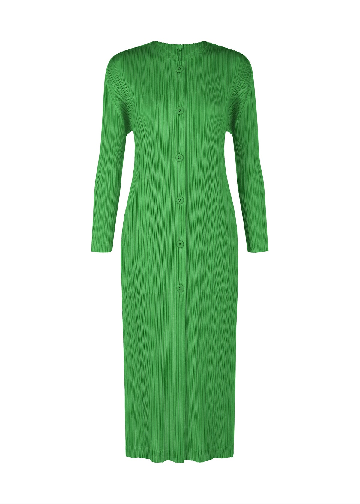 A product shot of the PLEATS PLEASE ISSEY MIYAKE MONTHLY COLORS FEBRUARY coat in .