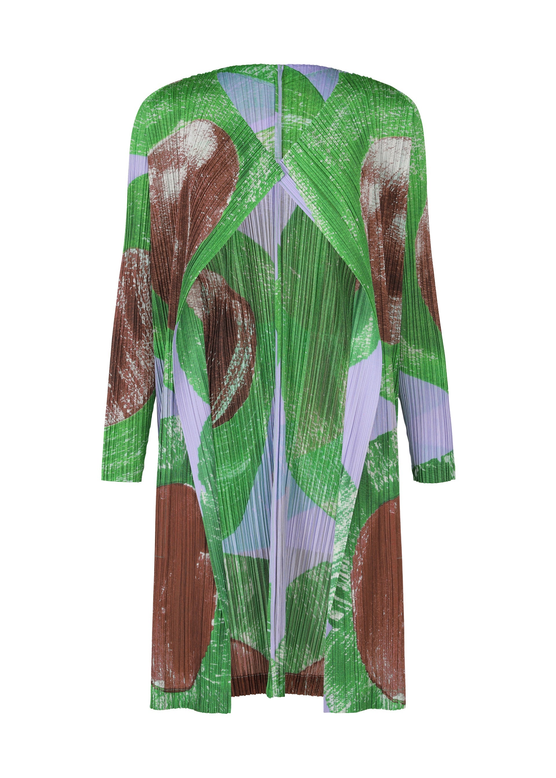 A product shot of the PLEATS PLEASE ISSEY MIYAKE BACKLIGHT coat in .