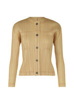 A product shot of the PLEATS PLEASE ISSEY MIYAKE COTTON DENIM jacket in .