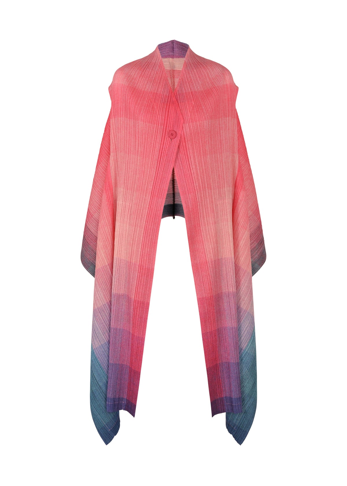 A product shot of the PLEATS PLEASE ISSEY MIYAKE PHOTON vest in pink (22).