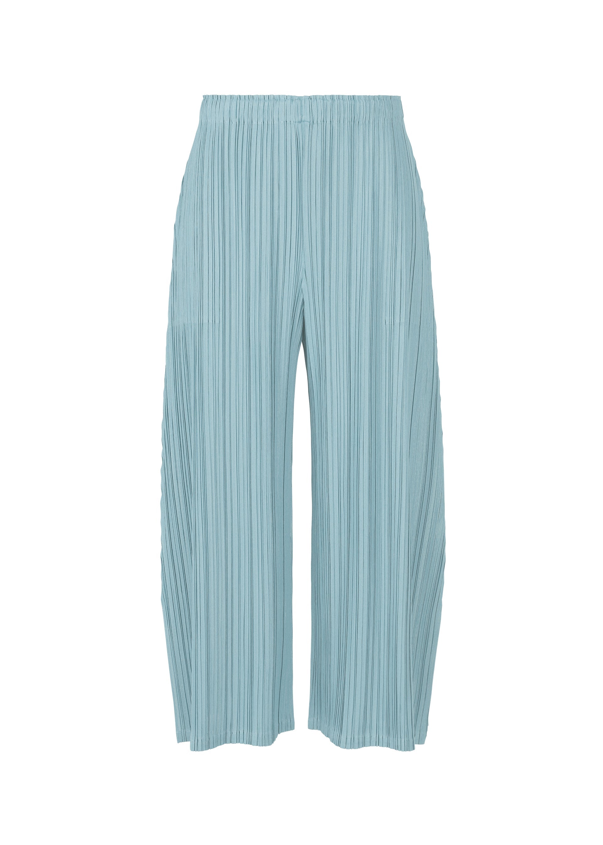 MELLOW PLEATS Trousers Blue Grey – The official ISSEY MIYAKE