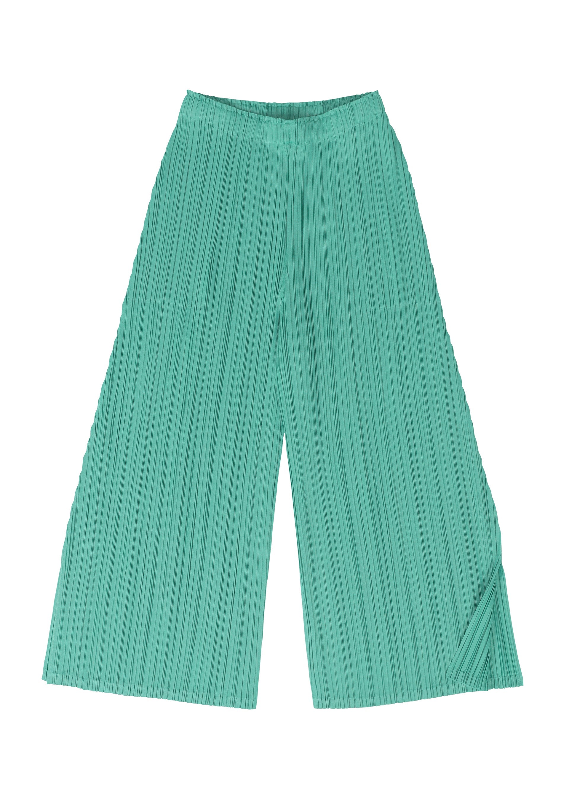 MELLOW PLEATS Trousers Blue Grey – The official ISSEY MIYAKE