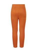 A detail shot of the PLEATS PLEASE ISSEY MIYAKE THICKER BOTTOMS 2 trousers.