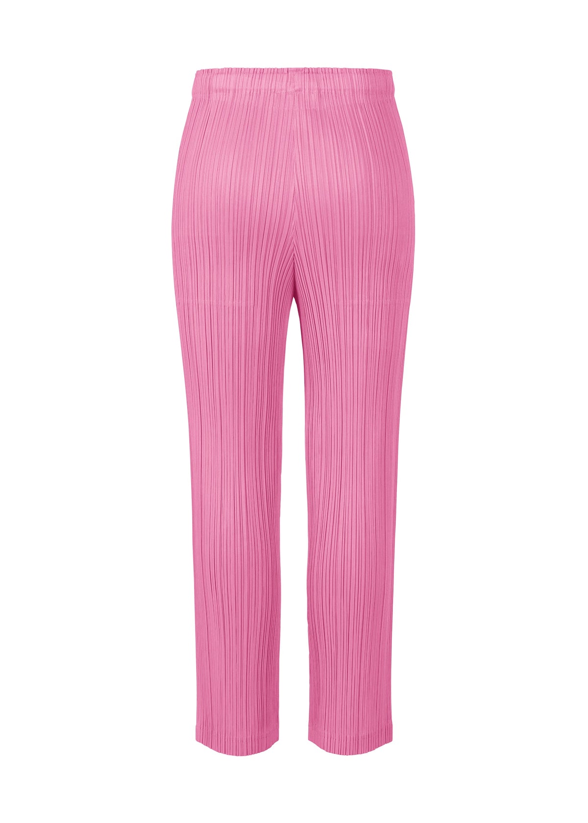 A detail shot of the PLEATS PLEASE ISSEY MIYAKE LOOP BOTTOMS trousers.