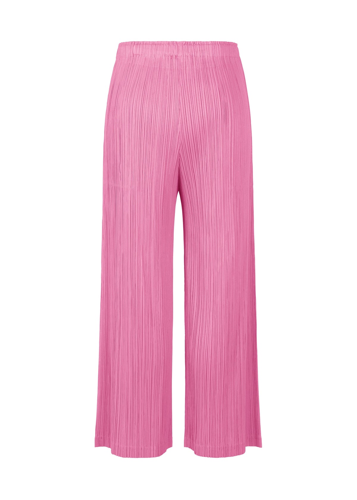 A detail shot of the PLEATS PLEASE ISSEY MIYAKE LOOP BOTTOMS trousers.