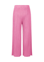 A detail shot of the PLEATS PLEASE ISSEY MIYAKE LOOP BOTTOMS trousers.