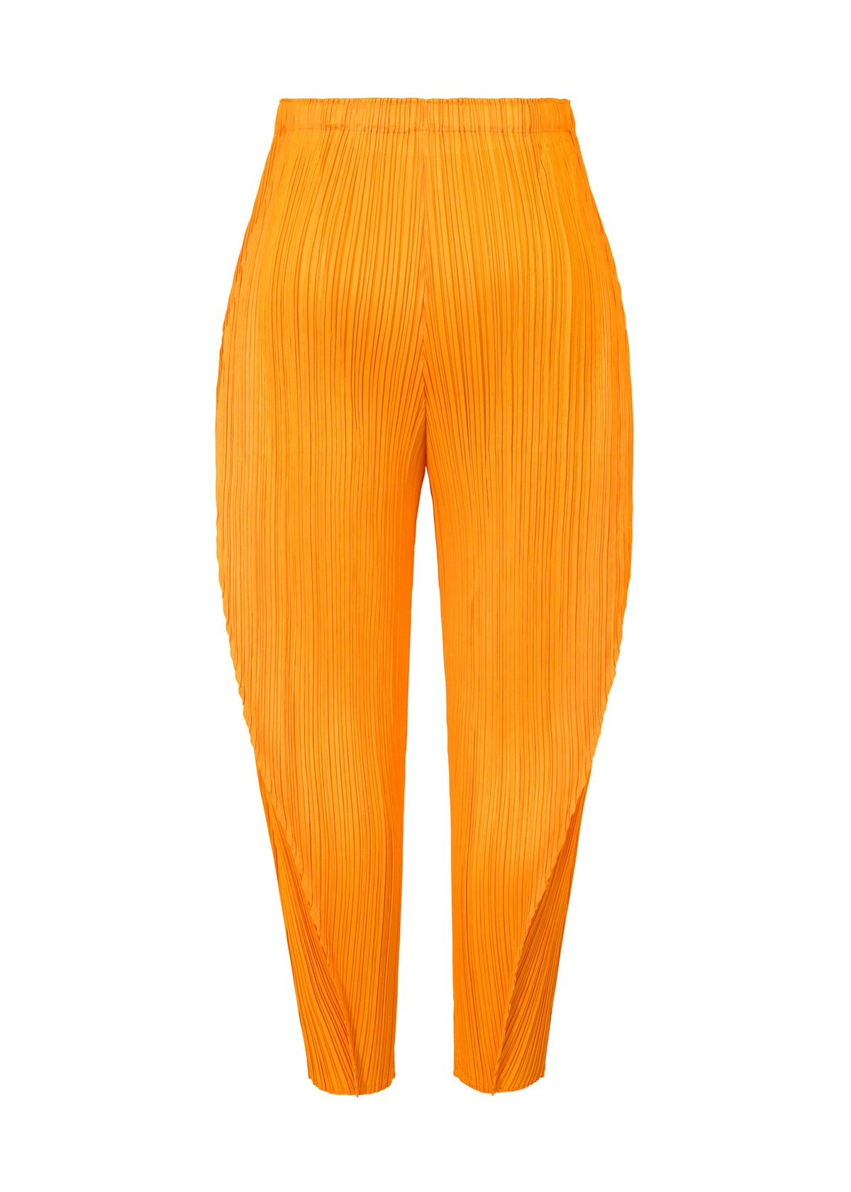 A detail shot of the PLEATS PLEASE ISSEY MIYAKE LANTERN trousers.