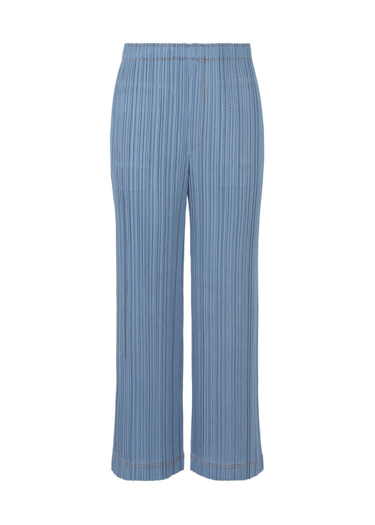 A product shot of the PLEATS PLEASE ISSEY MIYAKE COTTON DENIM trousers in .