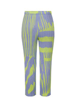 A detail shot of the PLEATS PLEASE ISSEY MIYAKE REFRACTION trousers.