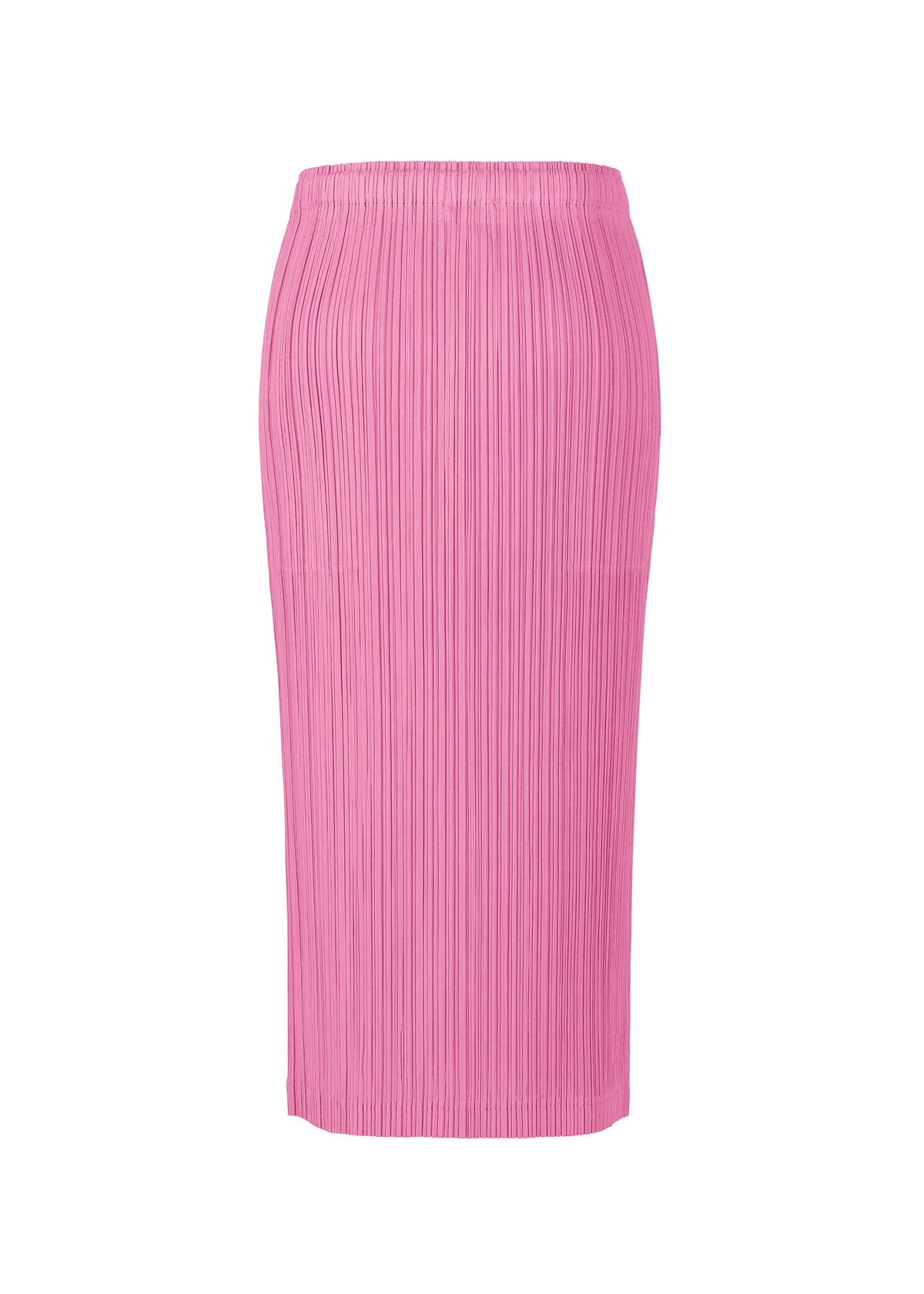 A detail shot of the PLEATS PLEASE ISSEY MIYAKE LOOP BOTTOMS skirt.