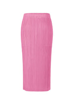 A detail shot of the PLEATS PLEASE ISSEY MIYAKE LOOP BOTTOMS skirt.