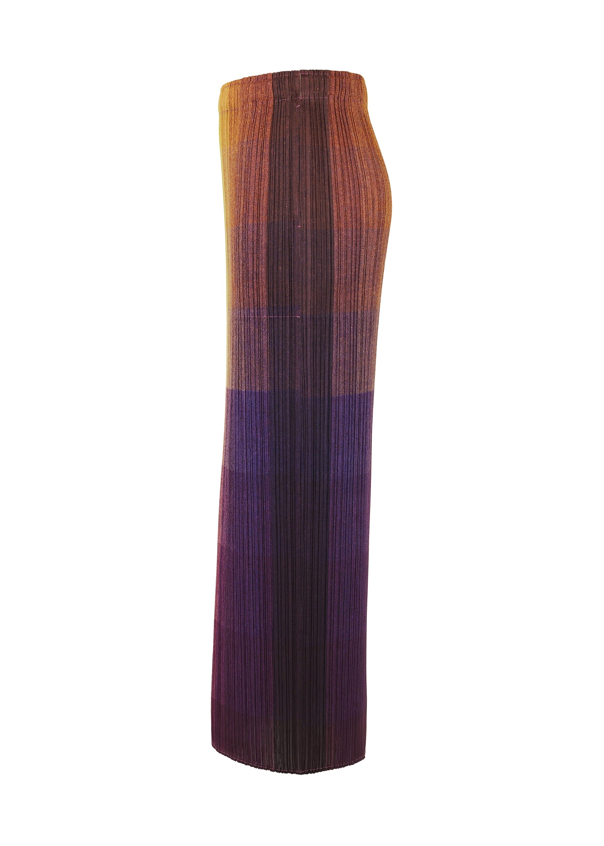 A detail shot of the PLEATS PLEASE ISSEY MIYAKE PHOTON skirt.