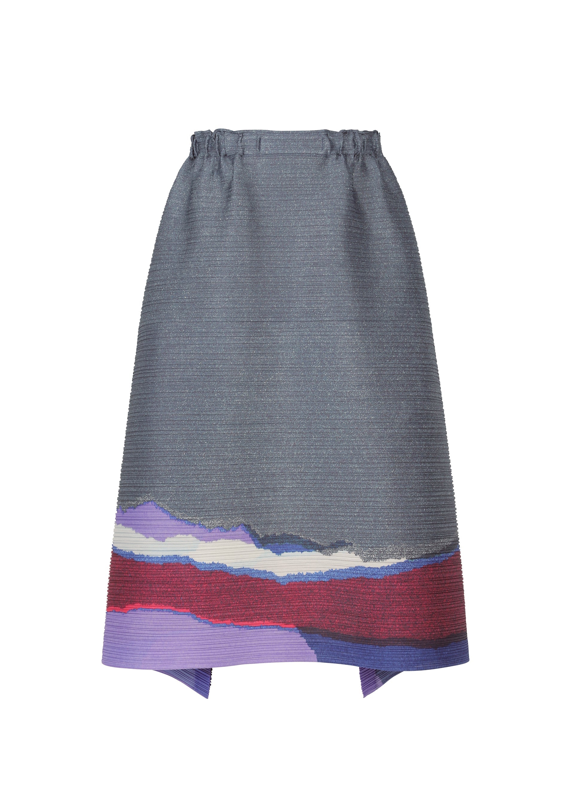 A product shot of the PLEATS PLEASE ISSEY MIYAKE GRAINY COLORS skirt in .