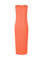 A detail shot of the PLEATS PLEASE ISSEY MIYAKE MONTHLY COLORS MAY dress.