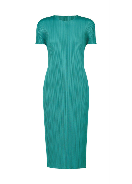 A product shot of the PLEATS PLEASE ISSEY MIYAKE MONTHLY COLORS : JUNE dress in .