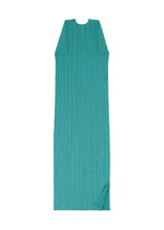 A detail shot of the PLEATS PLEASE ISSEY MIYAKE MONTHLY COLORS : JUNE dress.