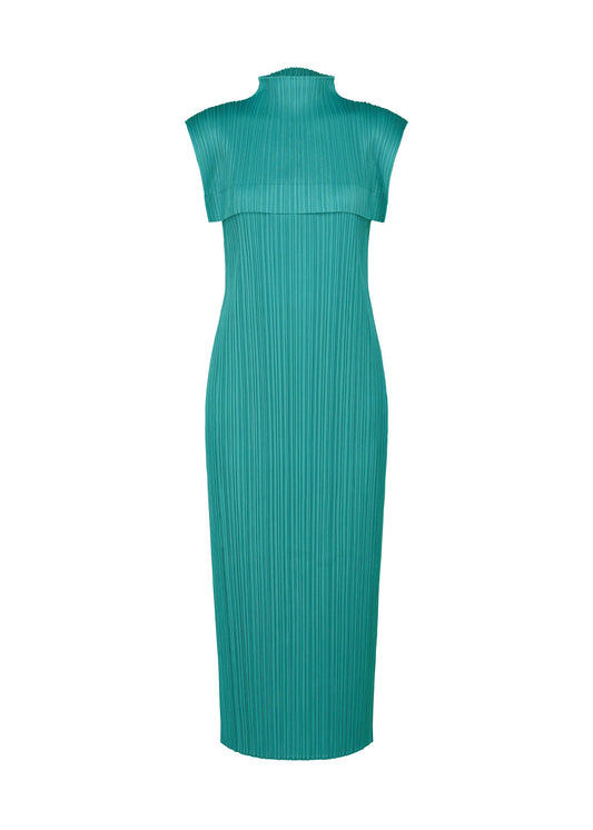 A product shot of the PLEATS PLEASE ISSEY MIYAKE MONTHLY COLORS : JUNE dress in .