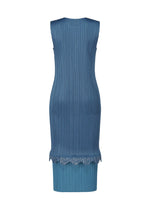 A detail shot of the PLEATS PLEASE ISSEY MIYAKE TWINKLE dress.