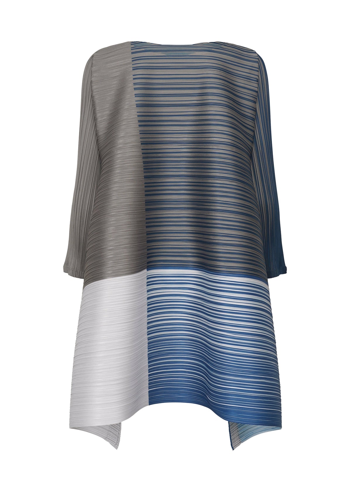 A detail shot of the PLEATS PLEASE ISSEY MIYAKE PHOTON BOUNCE dress.