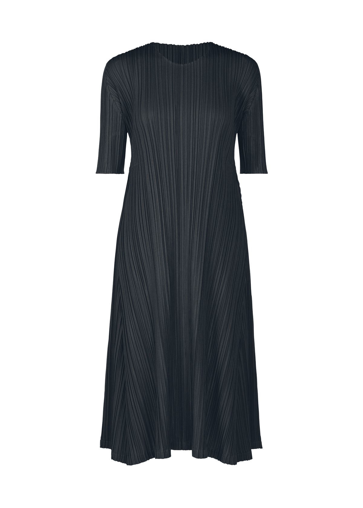 MELLOW PLEATS Dress Blue Black