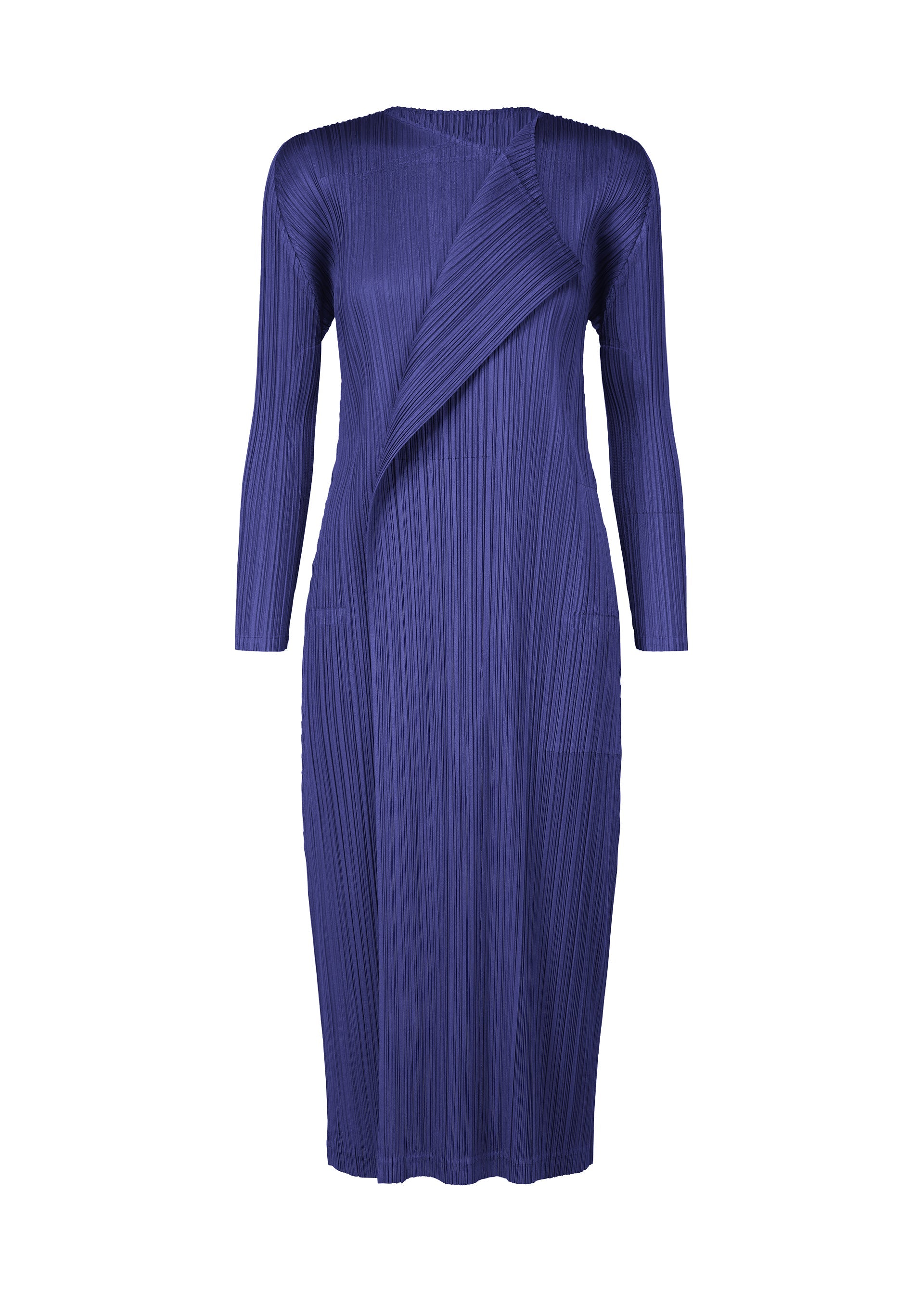 A product shot of the PLEATS PLEASE ISSEY MIYAKE LIGHT WAVE dress in .