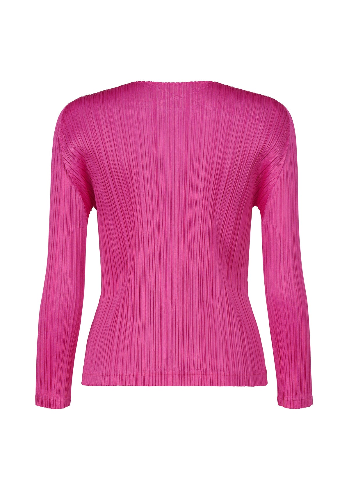 A detail shot of the PLEATS PLEASE ISSEY MIYAKE LIGHT WAVE top.