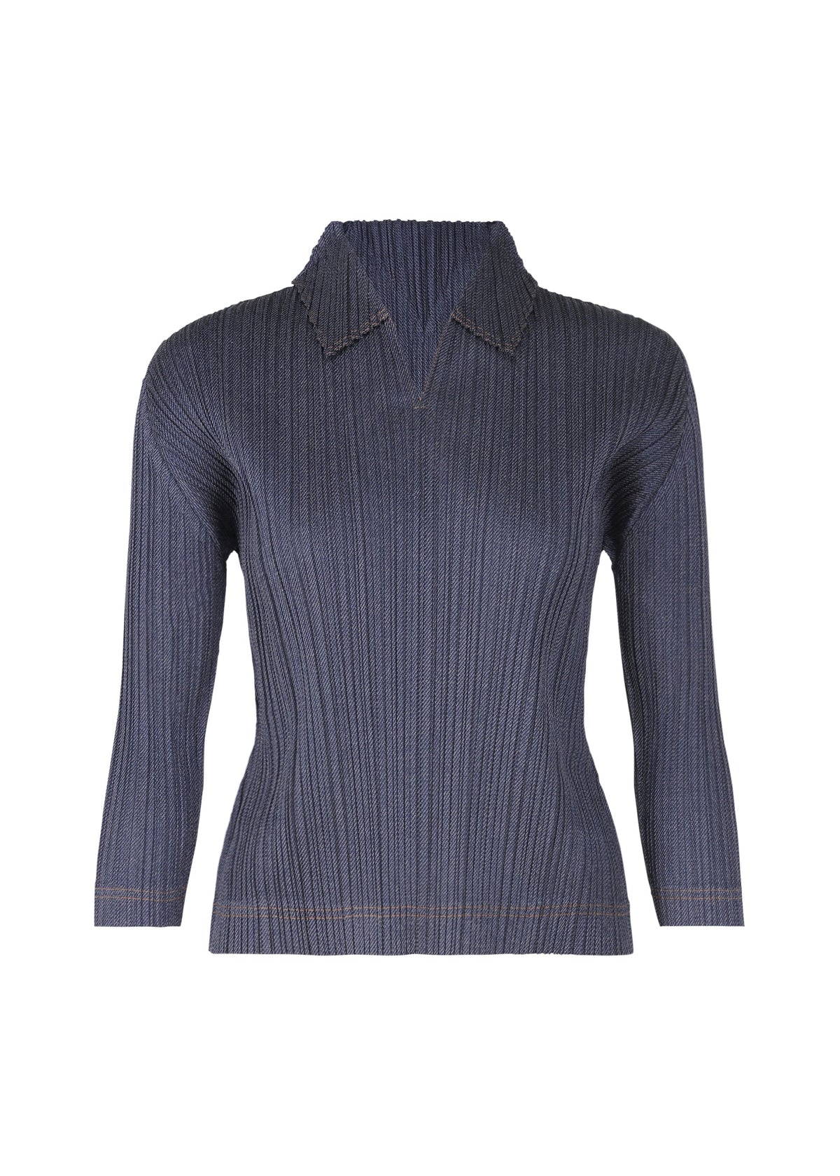 A product shot of the PLEATS PLEASE ISSEY MIYAKE COTTON DENIM top in .