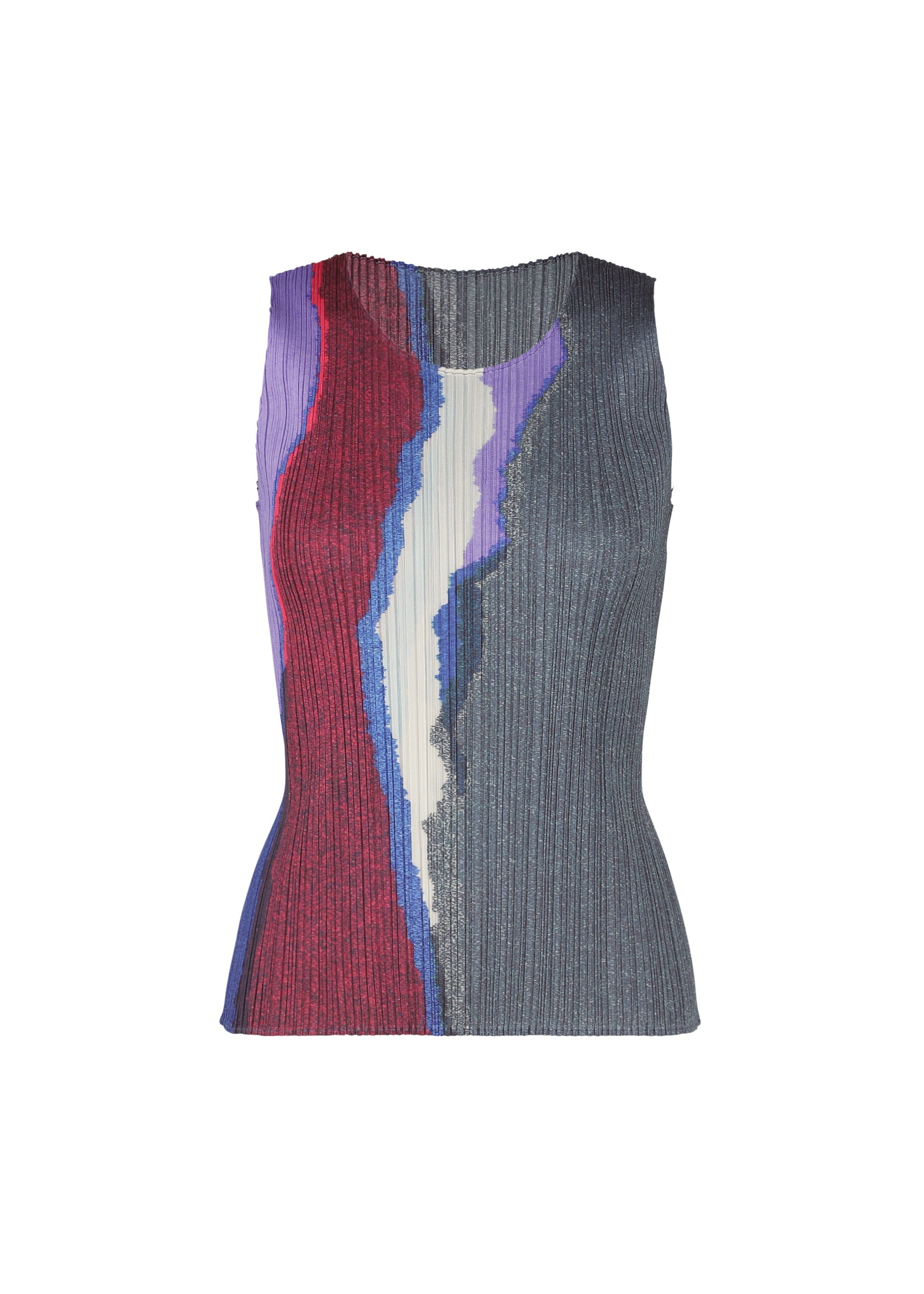 A product shot of the PLEATS PLEASE ISSEY MIYAKE GRAINY COLORS top in .
