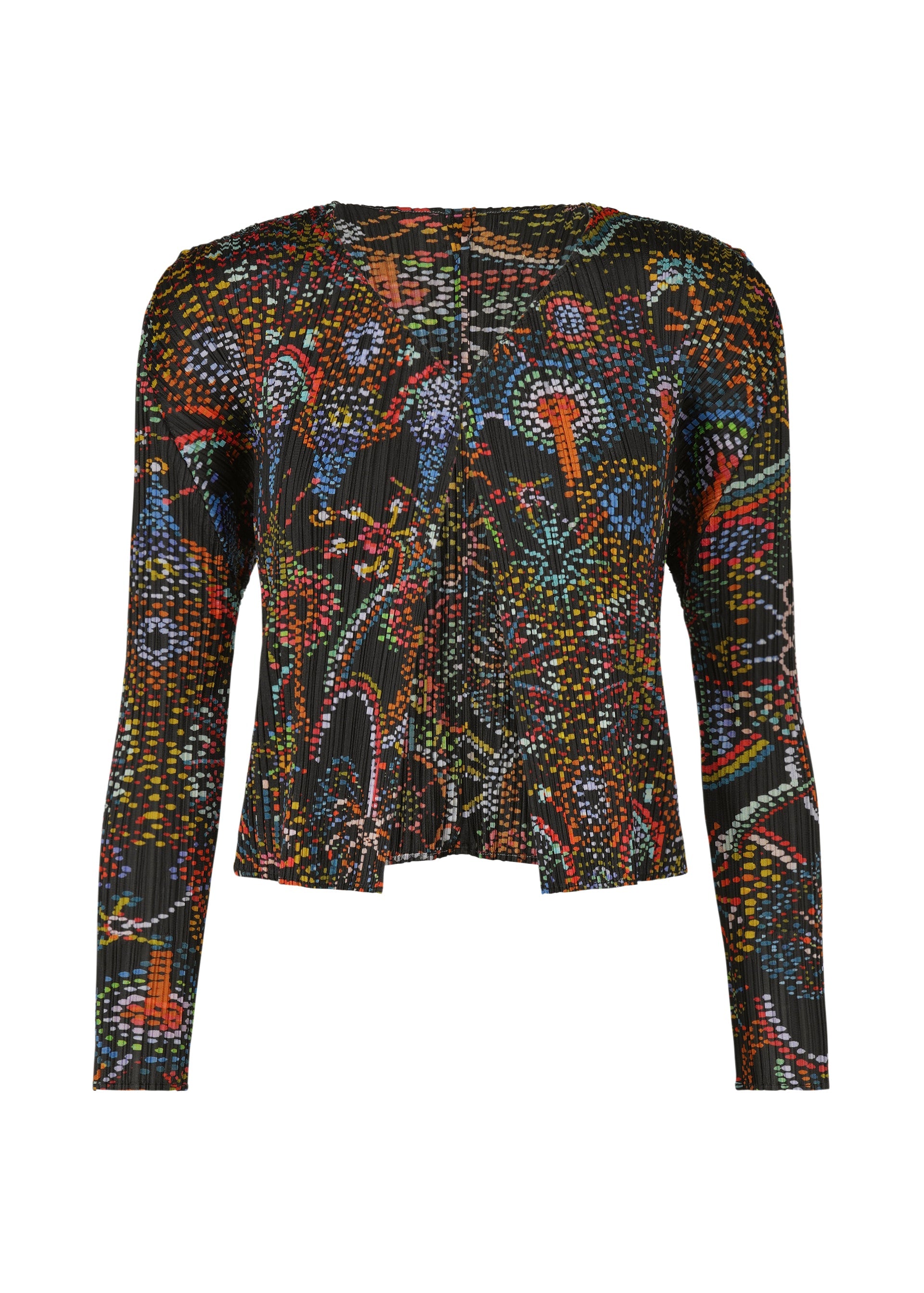 A product shot of the PLEATS PLEASE ISSEY MIYAKE LIGHT FESTIVAL cardigan in .