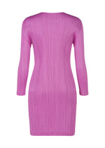 A detail shot of the PLEATS PLEASE ISSEY MIYAKE MONTHLY COLORS JANUARY tunic.