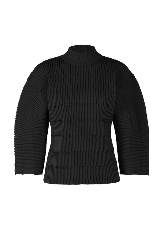 A product shot of the PLEATS PLEASE ISSEY MIYAKE JIGGLY KNIT top in .