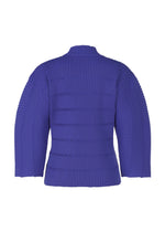 A detail shot of the PLEATS PLEASE ISSEY MIYAKE JIGGLY KNIT top.