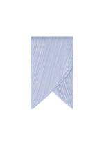 A detail shot of the PLEATS PLEASE ISSEY MIYAKE ZIGZAG PLEATS SCARF stole.