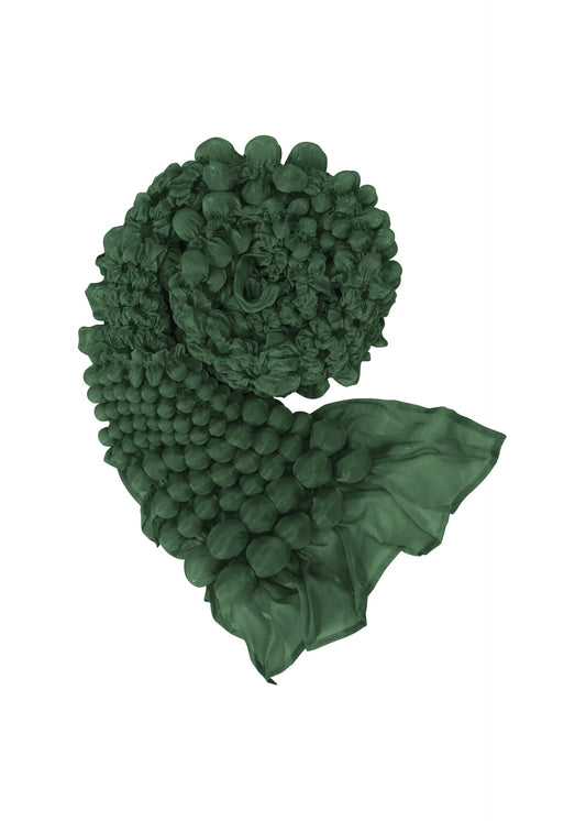 A product shot of the PLEATS PLEASE ISSEY MIYAKE GRAINY DOTS SHIBORI SCARF stole in .