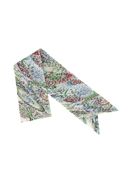 A product shot of the PLEATS PLEASE ISSEY MIYAKE LIGHT FESTIVAL SCARF stole in .