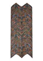 A detail shot of the PLEATS PLEASE ISSEY MIYAKE LIGHT FESTIVAL SCARF stole.