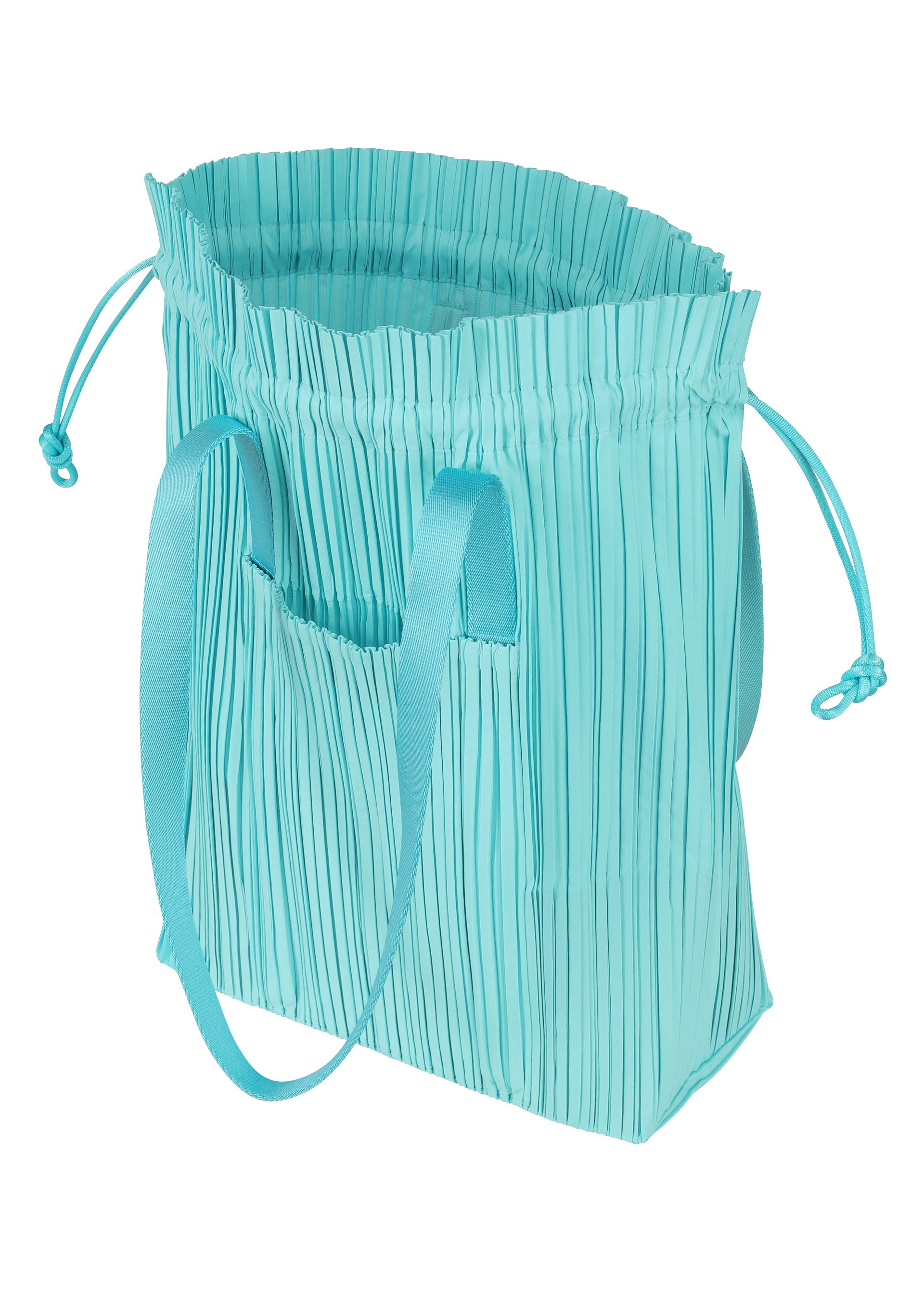 A detail shot of the PLEATS PLEASE ISSEY MIYAKE PLEATS TOTE BAG bag.